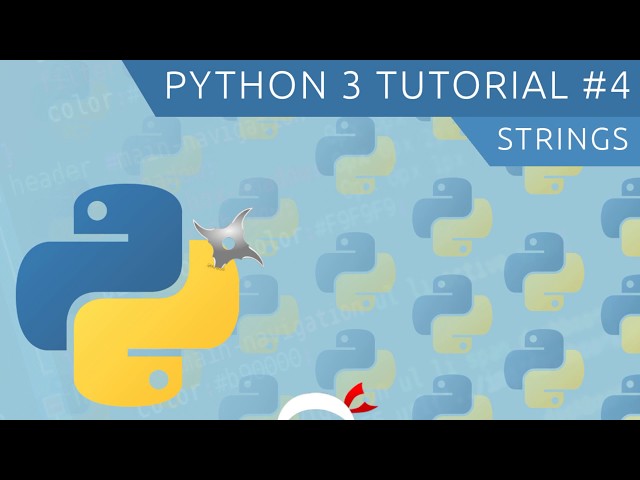 Python 3 Tutorial for Beginners #4 - Strings