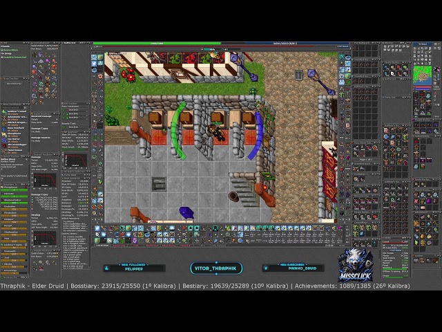 Tibia - Global - Kalibra - ED 1000 | TOP: Bosstiary: 1º | Bestiary: 6º | Achiev: 18º (Ranks Kalibra)