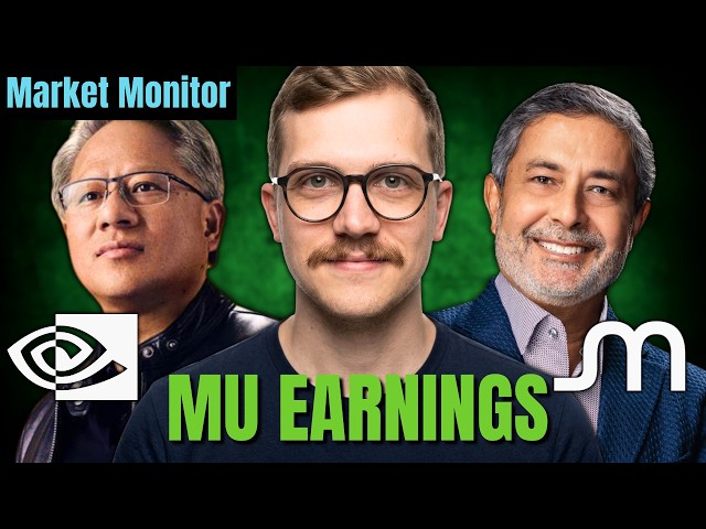 Micron Earnings LIVE, Nvidia CPU Sales, CRWV Deals | Market Monitor