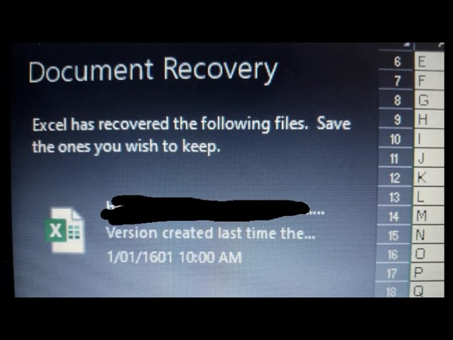 The Secret Excel Spreadsheet