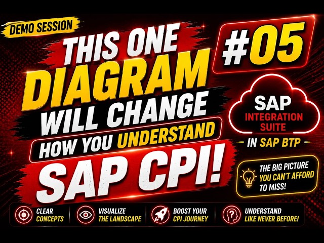 SAP CPI Developer Demo #05 This One Diagram Will Change How You Understand SAP CPI!