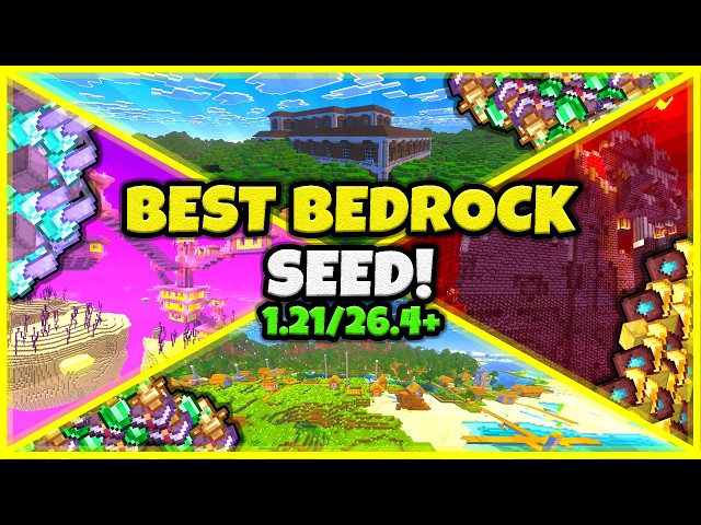 BEST SEED EVER!! In Minecraft Bedrock 1.21/26.4+!