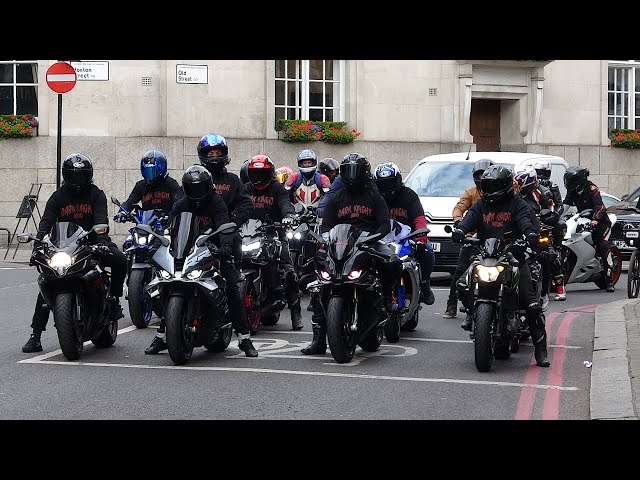 SUPERBIKES SOUNDS in London 2025.BMW S1000RR,Yamaha R1,Ducati,Suzuki 