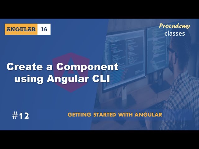 #12 Create Component using Angular CLI | Angular Components & Directives | A Complete Angular Course