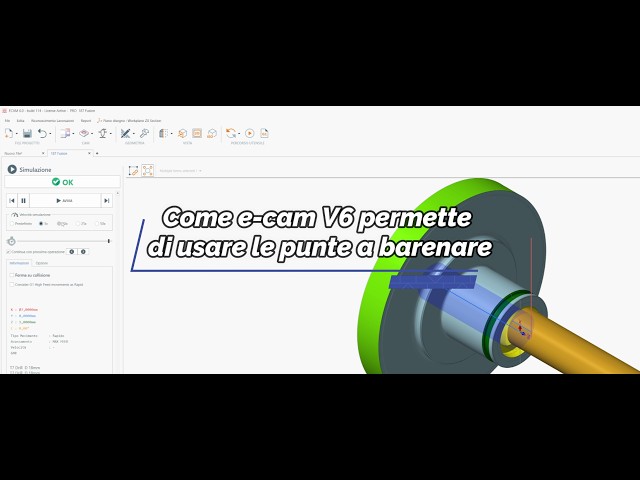 How e-cam V6 allows for the use of boring bits