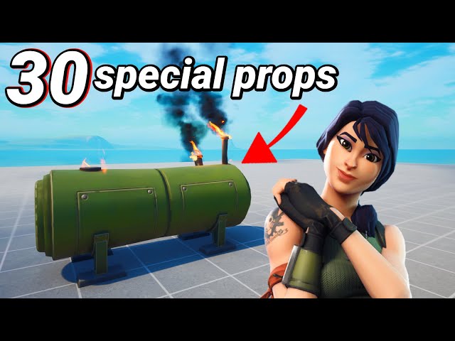 30 props with SPECIAL abilities! Fortnite Creative Tips & Tricks