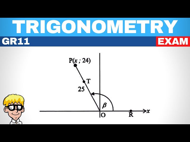 Trigonometry Grade 11 Exam Question