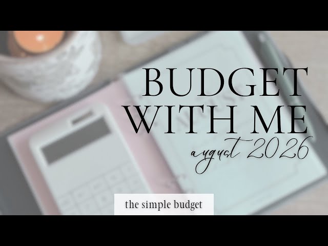 budgeting every dollar in august | zero-based budget + cash stuffing