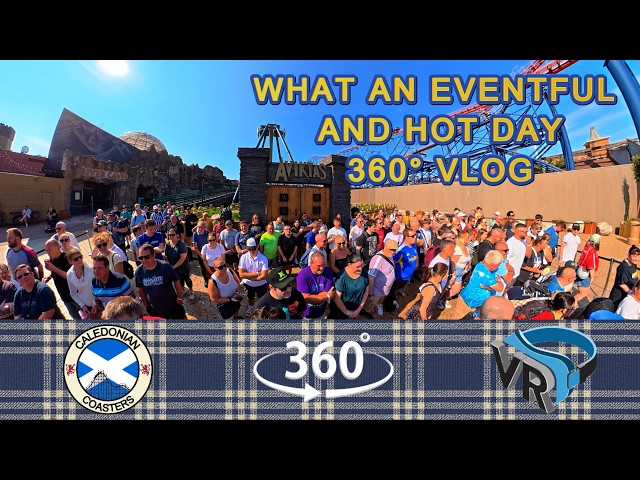Blackpool Pleasure Beach julio 2026 | Evento de montañas rusas lleno de acción | Vlog 360°