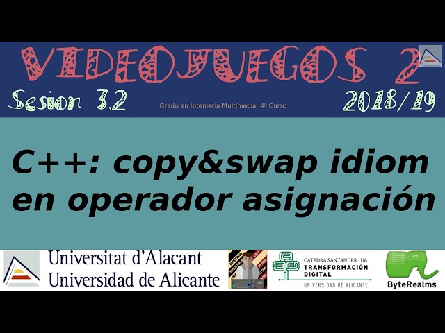 C++ : Operador asignación con copy-and-swap idiom
