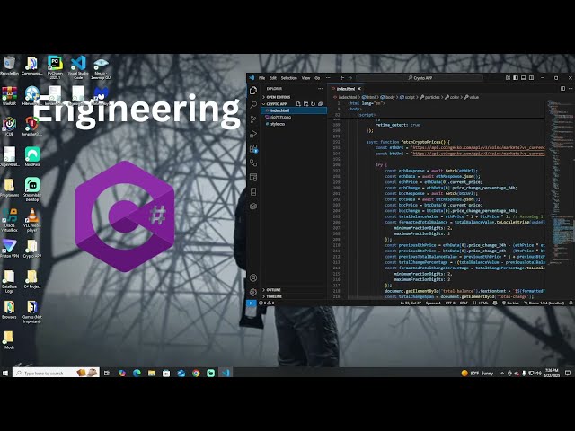 Making a API Crypto APP (HTML, CSS)