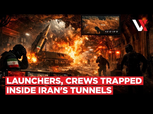 Inside Iran's Collapsed Tunnels — How Israeli Airstrikes Are Crippling Missile Launchers | VERTEX