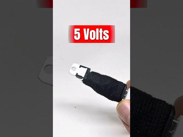 Unexpected Use of 7805 Regulator — Mini Heater Project!   #electronicprojects #circuit #7805