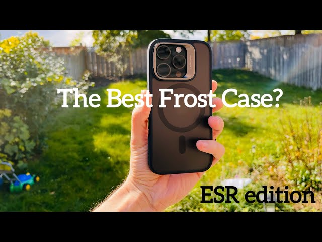 ESR Classic Hybrid (Frost Black w/ Stand) iPhone 16 Pro Case Review: The Best Frost Black Case?