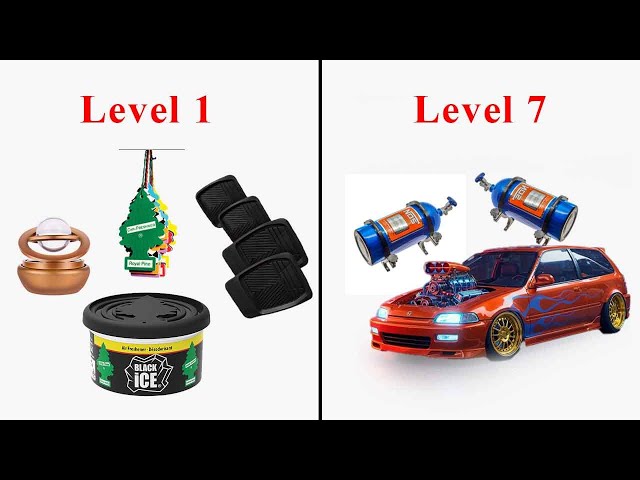 7 Levels of Car Modding...