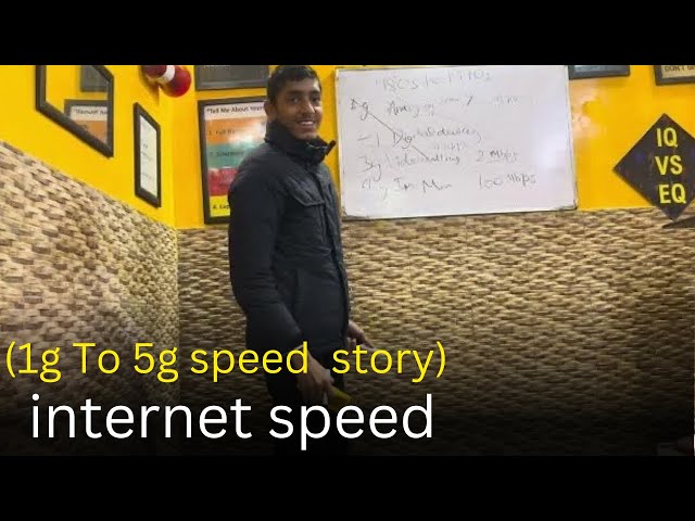 Evaluation Of Networks 1g,2g,3g,4g,5g Speeds or So on….. | Presentation In English | #technology