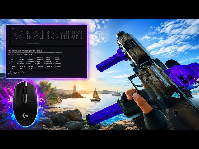 ZERO RECOIL with SMG-12 using THE BEST LOGITECH RECOIL SCRIPTS *VORA*