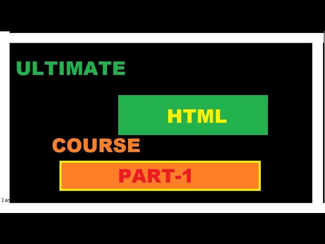 HTML Tutorial for Beginners | Part 1 | Learn HTML Basics | @CODEWITHMOHSINNABI