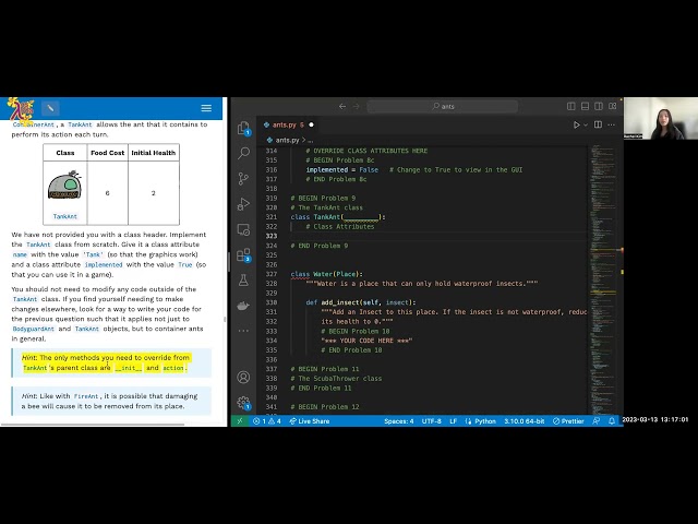 [CS 61A SU26] Ants Problem #9 Getting Started