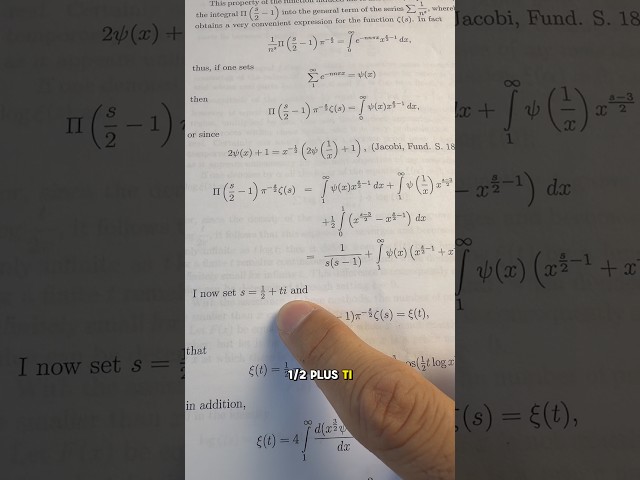 What IS the Riemann Hypothesis? #mathematics #calculus #integral_calculus