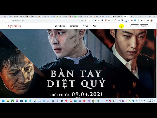 BCS08 BÀI TẬP CAPSTONE REACTJS (CyberFlix Movie Ticket Booking) – LONG PHAN