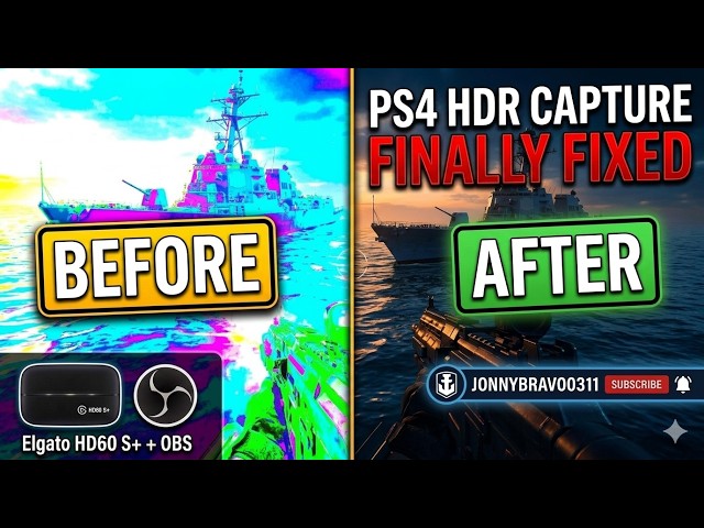 PS4 HDR Capture in OBS — The One Setting Nobody Tells You About (Elgato HD60 S+)