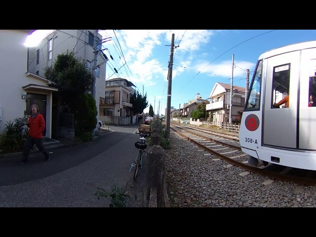 360度動画：世田谷線招き猫VR動画