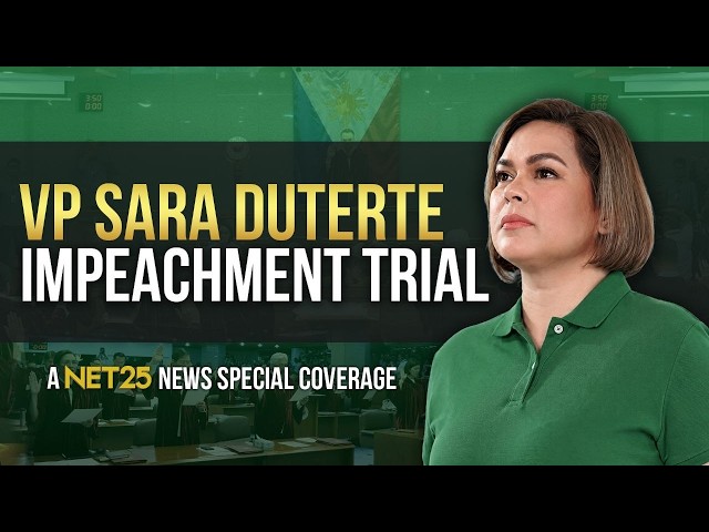 NET25 Special News Coverage | VP Sara Duterte Impeachment Trial Day 8 | July 21, 2026