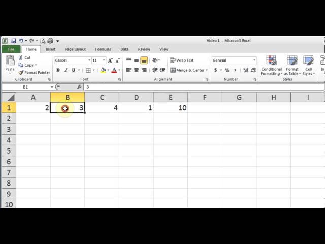 Hindi Microsoft Excel 2007/2010/2013 pt 1