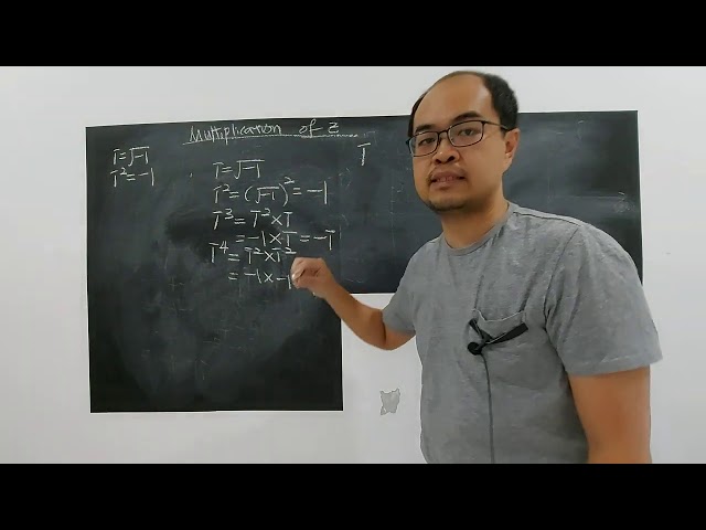 MULTIPLICATION INVOLVING COMPLEX NUMBERS - 1(CK MATHS & CHALKBOARD)