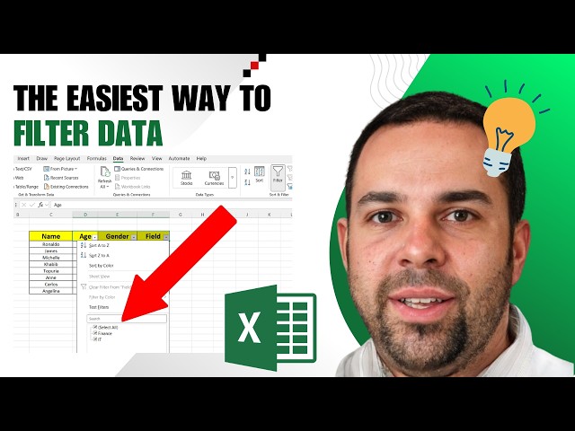 How to Filter Data in Excel (Step-by-Step Tutorial)