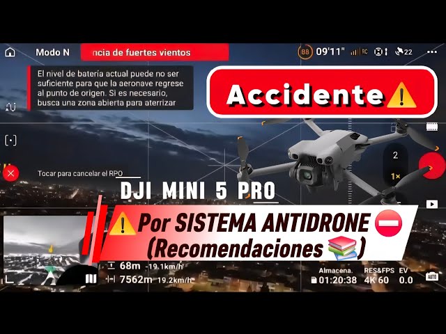 DJI MINI 5 PRO Drone Accident⚠️ due to Anti-Drone System, Learn to Identify Symptoms of Jamming