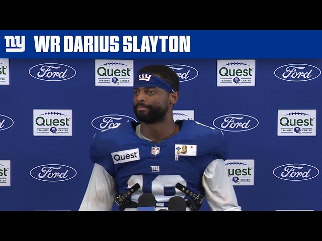 Darius Slayton: 'We have a lot of really talented guys' in the WR room | New York Giants