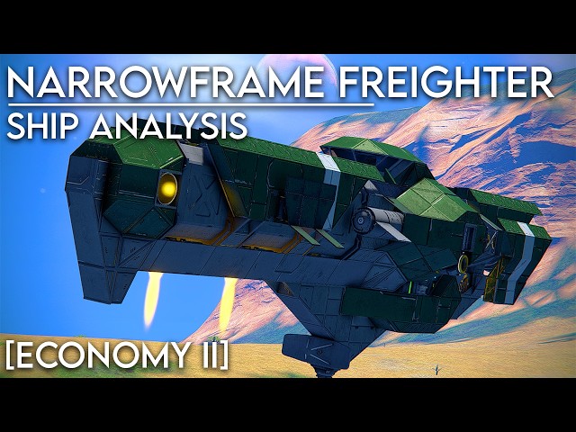 'HF-3 Narrowframe Freighter' - Ship Analysis (Space Engineers)