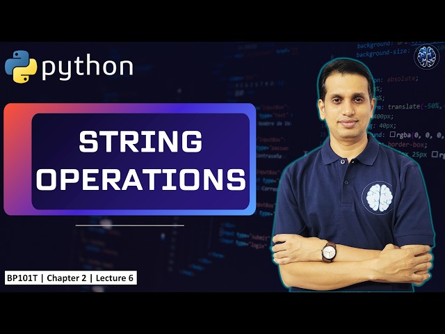 String Operations in Python | Dont Do Mistakes