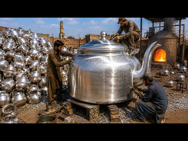 Mind-Blowing Recycling & Kettle Manufacturing Process You Won't Believe! | Incredible Factory Proces