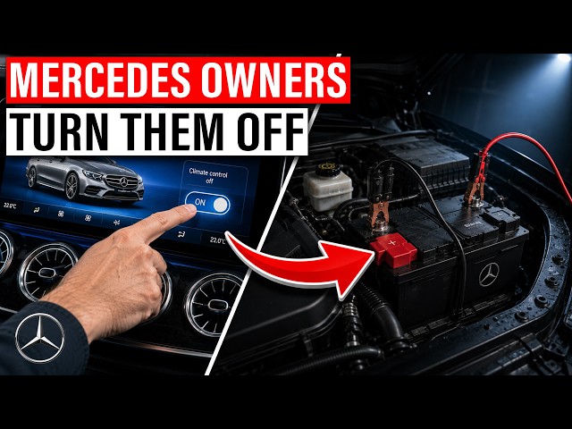 7 STUPID Mercedes Settings That Are DRAINING Your Battery Overnight (TURN THEM OFF)