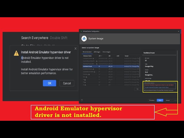 How to Fix Android Emulator Hypervisor Driver Not Installed Error | Easy Solution!