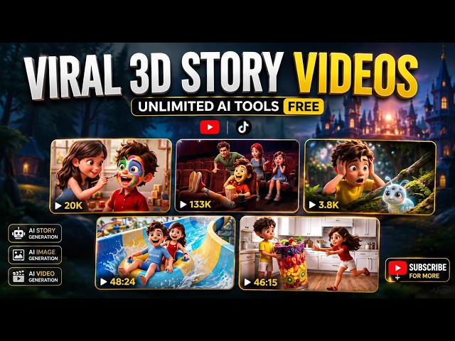 FREE AI Story Generator Creates Viral Slow English Videos (2026 Tutorial)