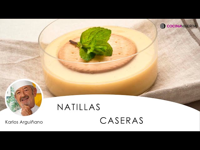 NATILLAS CASERAS de la abuela ¡Las mejores! de Karlos Arguiñano 👨🏻‍🍳 Cocina Abierta