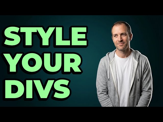 How To Apply CSS To HTML Div Tags?
