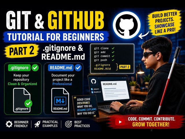 Learn Git & GitHub with NVDA | Complete Accessible Tutorial for Beginners (Part-2) #githubwithnvda