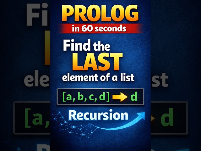 N-Prolog　How to find the last element in a Prolog list