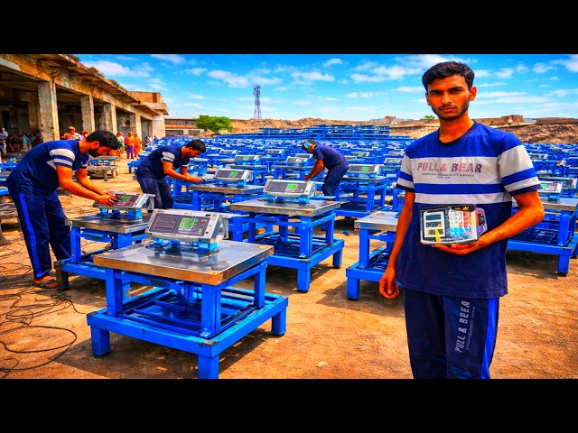 Pakistan Manufacturing Process - Pakistani Workshop Assembles Digital Scales  @wonderingskills1