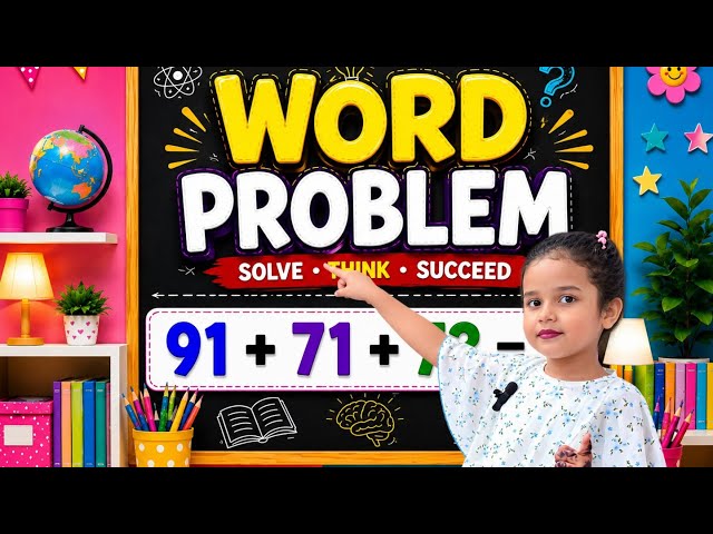 👉 Can You Solve This Word Problem? 🤔 | Class 1 Maths | 