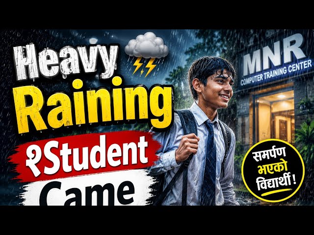 New Student _Came _Join _MNR Computer training center