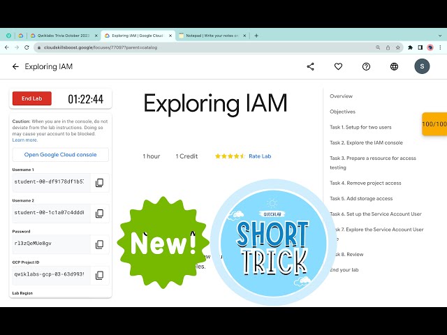 [NEW 2023] Exploring IAM || #qwiklabs || #coursera  ||  [With Explanation🗣️]