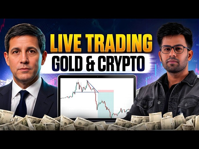 🔴 LIVE: Gold & Crypto Trading | London & New York Session Analysis