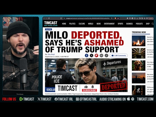 Milo ROMPE EL SILENCIO sobre su deportación y CRITICA la barbarie de la administración Trump | Ti...
