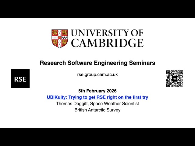 UBiKuity: Trying to get RSE right on the first try
